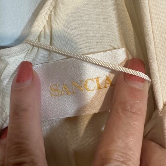 Sancia Cream Cerion Shell Sleeveless Seashell Detail Anja Jumpsuit Women Sz S - Picture 11 of 16